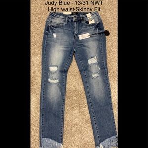 NWT Judy Blue high rise skinny fit jeans.